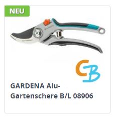 Gardena Alu-Gartenschere B/L (08906)