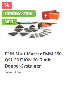 FEIN FMM 350 QSL Jubiläums Edition 2017 mit Doppel-Systainer