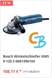 Bosch GWS 9-125 S bei CBdirekt