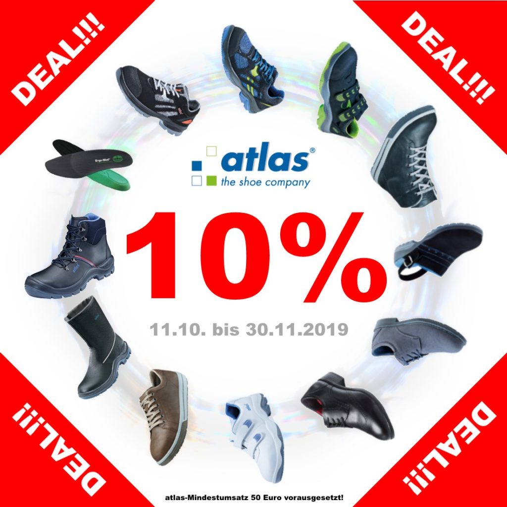 Aktion 10% Nachlass auf alle atlas Produkte im CBdirekt Profi Shop