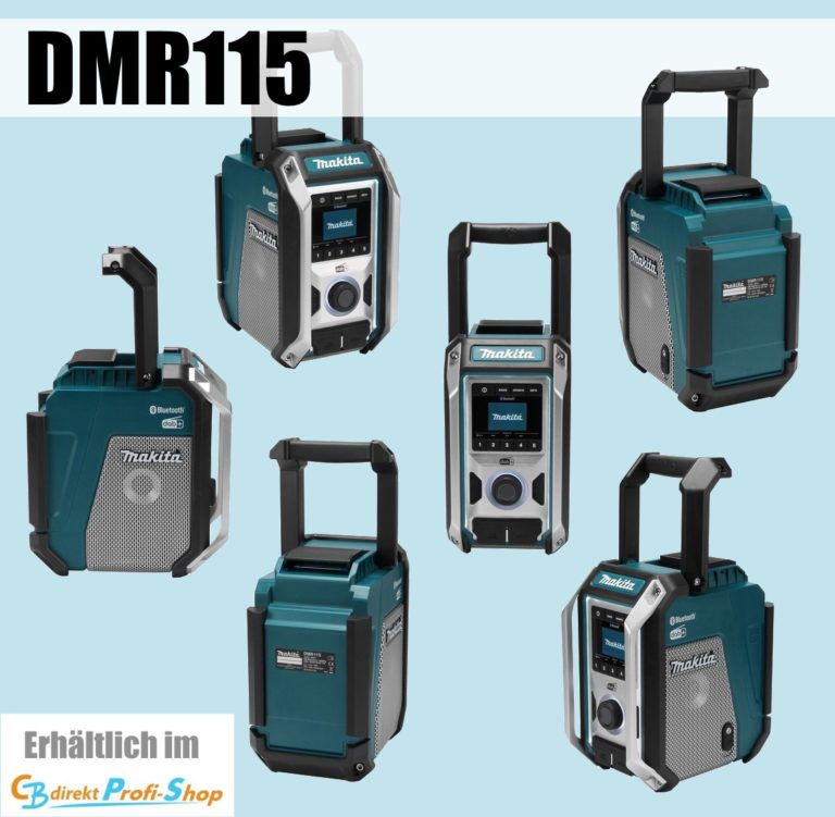 Makita AkkuBaustellenradio DMR115 DAB+ und Bluetooth