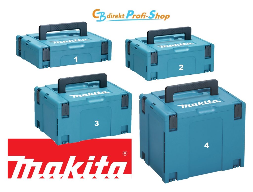 Makita MAKPAC Gr Werkzeugkoffer mit Festool Systainer kompatibel 2-6er Set 